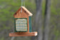 Hanging Bird Feeder with Double Suet Cake Feeders| Holds Bird Feed and Suet Cakes | Handmade from Solid Cedar Wood | FREE SHIPPING